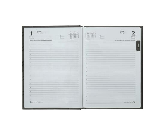 Еженедельник Buromax датированный 2026 Monochrome A5 на 336 страниц зеленый (BM.2160-04), изображение 9 Еженедельник Buromax датированный 2026 Monochrome A5 на 336 страниц зеленый (BM.2160-04), изображение 9