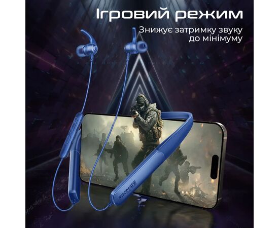 Наушники Promate Leap-200H Blue (leap-200h.blue), изображение 7 Наушники Promate Leap-200H Blue (leap-200h.blue), изображение 7