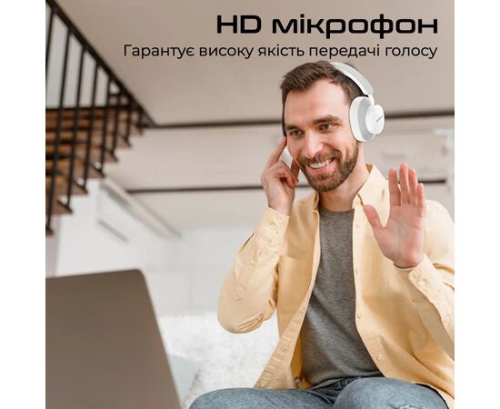 Наушники Promate Takt White (takt.white), изображение 8 Наушники Promate Takt White (takt.white), изображение 8