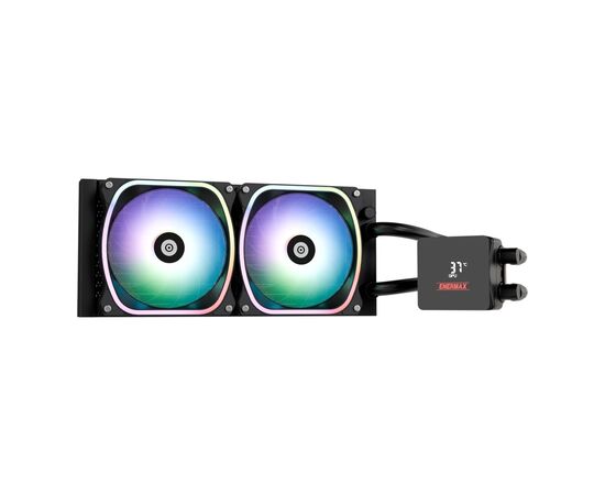 Система жидкостного охлаждения Enermax Aquafusion II 240 ARGB (ELC-AQFS240-SQA), изображение 3 Система жидкостного охлаждения Enermax Aquafusion II 240 ARGB (ELC-AQFS240-SQA), изображение 3