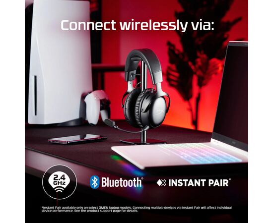 Наушники HyperX Cloud III S Wireless/USB-A/USB-C Black (A59YZAA), изображение 9 Наушники HyperX Cloud III S Wireless/USB-A/USB-C Black (A59YZAA), изображение 9