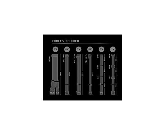Блок питания ASRock 750W SteelLegend (SL-750G), изображение 7 Блок питания ASRock 750W SteelLegend (SL-750G), изображение 7