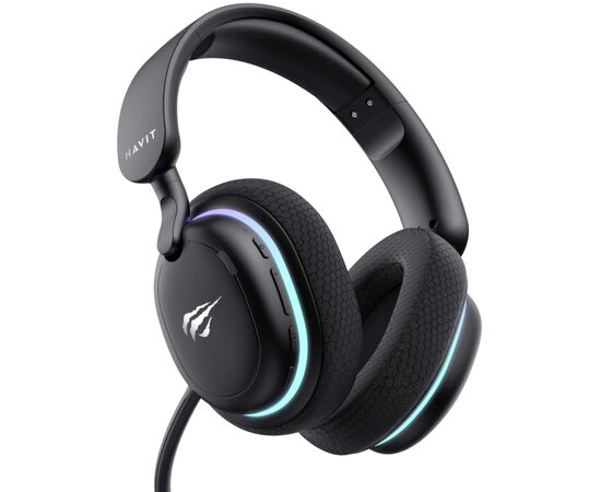 Навушники Havit Fuxi-H7 Black (HV-Fuxi-H7), зображення 5 Навушники Havit Fuxi-H7 Black (HV-Fuxi-H7), зображення 5