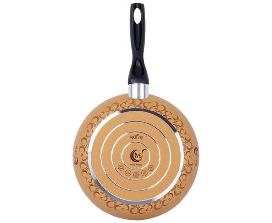 Сковорода TVS Sofia 24 см, жовта (83107241910001ж), зображення 2 Сковорода TVS Sofia 24 см, жовта (83107241910001ж), зображення 2