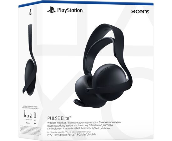 Наушники Playstation Pulse Elite Wireless Midnight Black (1000044486), изображение 5 Наушники Playstation Pulse Elite Wireless Midnight Black (1000044486), изображение 5