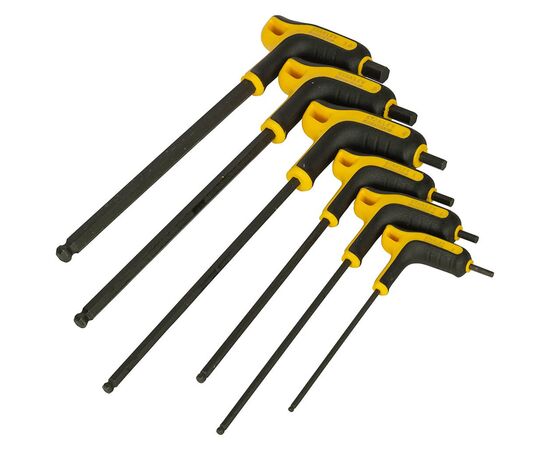 Ключ CGM FATMAX, шестигранный, с обрезиненной рукояткой, 6 шт. (FMHT0-69049), изображение 2 Ключ CGM FATMAX, шестигранный, с обрезиненной рукояткой, 6 шт. (FMHT0-69049), изображение 2