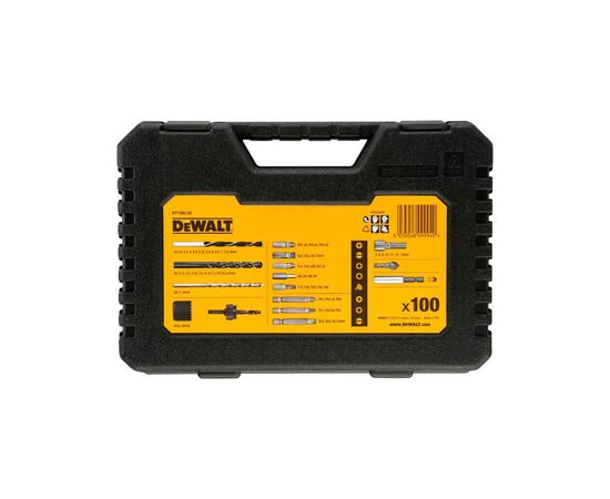 Набор сверл и бит DeWALT 100 шт, кейс (DT71563), изображение 5 Набор сверл и бит DeWALT 100 шт, кейс (DT71563), изображение 5