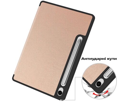 Чехол для планшета BeCover Flexible TPU Mate Samsung Galaxy Tab S10 Lite SM-X400/406 10.9" Rose Gold (713831), изображение 3 Чехол для планшета BeCover Flexible TPU Mate Samsung Galaxy Tab S10 Lite SM-X400/406 10.9" Rose Gold (713831), изображение 3