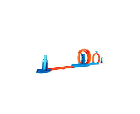 Автотрек Hot Wheels Track creator Тройная петля (JDW39), изображение 2 Автотрек Hot Wheels Track creator Тройная петля (JDW39), изображение 2