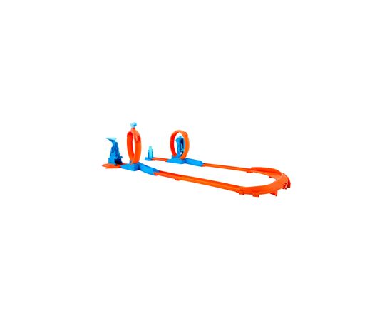 Автотрек Hot Wheels Track creator Тройная петля (JDW39), изображение 3 Автотрек Hot Wheels Track creator Тройная петля (JDW39), изображение 3