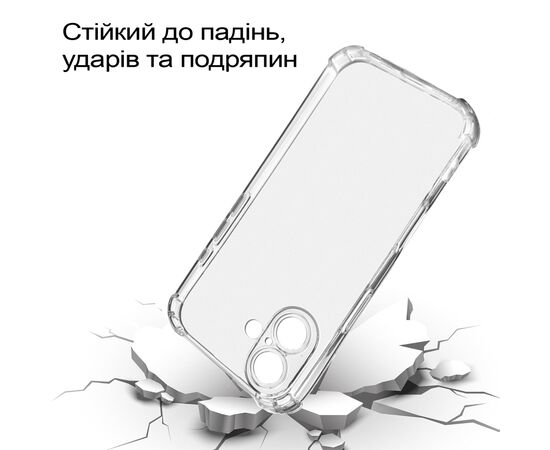 Чехол для мобильного телефона BeCover Anti-Shock Apple iPhone 17 Clear (713793), изображение 3