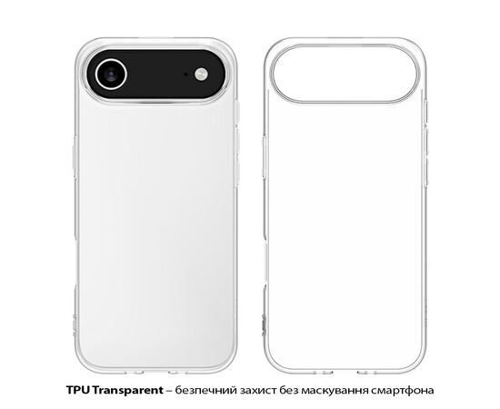Чехол для мобильного телефона BeCover Apple iPhone 17 Air Transparent (713759), изображение 2
