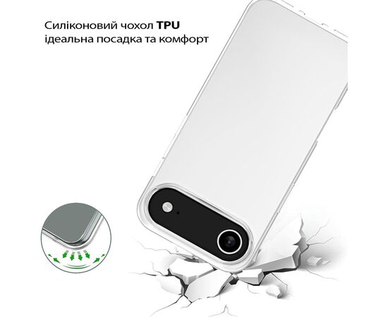 Чехол для мобильного телефона BeCover Apple iPhone 17 Air Transparent (713759), изображение 3