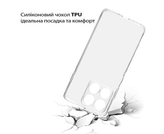 Чехол для мобильного телефона BeCover Motorola Edge 60 Pro Transparent (713775), изображение 3