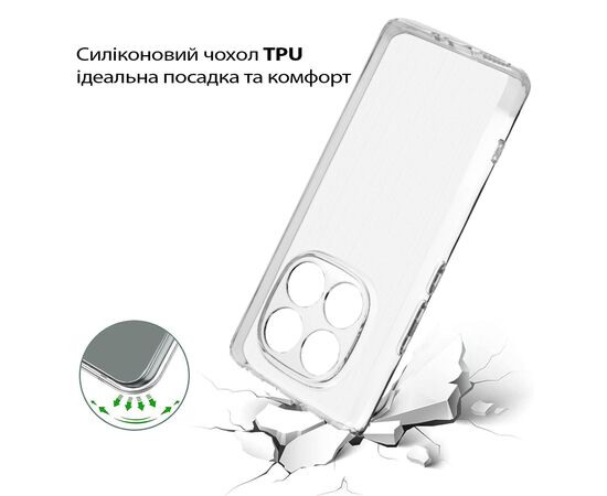 Чехол для мобильного телефона BeCover Poco X7 Transparent (713778), изображение 4