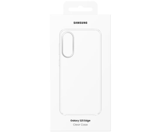 Чехол для мобильного телефона Samsung Galaxy S25 Edge (S937) Clear Case Transparent (EF-QS937CTEGWW), изображение 6 Чехол для мобильного телефона Samsung Galaxy S25 Edge (S937) Clear Case Transparent (EF-QS937CTEGWW), изображение 6