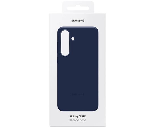 Чехол для мобильного телефона Samsung Galaxy S25 FE (S731) Silicone Case Dark Blue (EF-PS731CNEGWW), изображение 6 Чехол для мобильного телефона Samsung Galaxy S25 FE (S731) Silicone Case Dark Blue (EF-PS731CNEGWW), изображение 6
