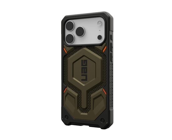 Чехол для мобильного телефона UAG iPhone 17 Pro Max Monarch Pro MagSafe Kevlar Element Green (11451411397B), изображение 5