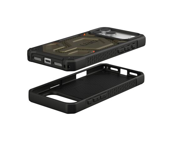 Чехол для мобильного телефона UAG iPhone 17 Pro Max Monarch Pro MagSafe Kevlar Element Green (11451411397B), изображение 7