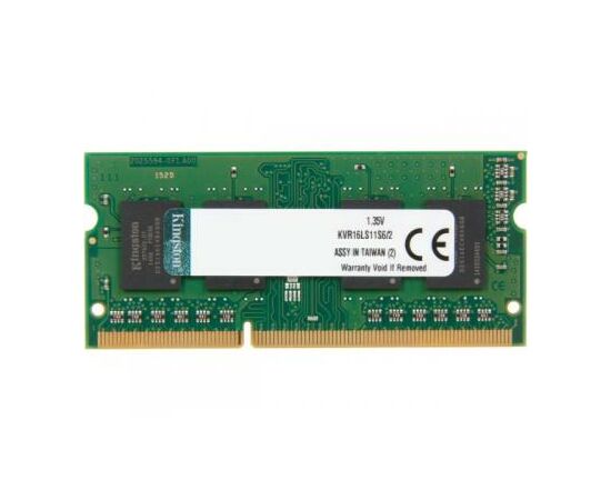 Модуль памяти для ноутбука SoDIMM DDR3L 2GB 1600 MHz Kingston (KVR16LS11S6/2) Модуль памяти для ноутбука SoDIMM DDR3L 2GB 1600 MHz Kingston (KVR16LS11S6/2)