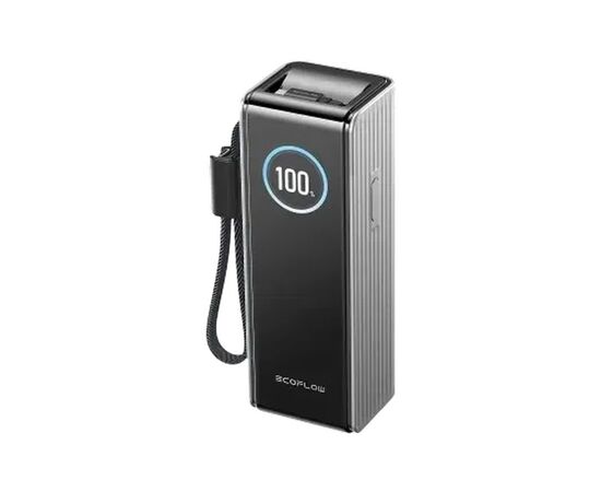 Батарея универсальная EcoFlow RAPID Power Bank 25000mAh with cables silver (EF-RAPID25K100W-S-EU) Батарея универсальная EcoFlow RAPID Power Bank 25000mAh with cables silver (EF-RAPID25K100W-S-EU)
