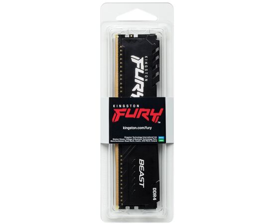 Модуль памяти для компьютера DDR4 16GB 3200 MHz Beast Black Kingston Fury (ex.HyperX) (KF432C16BB1/16WP), изображение 5 Модуль памяти для компьютера DDR4 16GB 3200 MHz Beast Black Kingston Fury (ex.HyperX) (KF432C16BB1/16WP), изображение 5