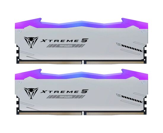 Модуль пам'яті для комп'ютера DDR5 32GB (2x16GB) 8000 MHz Viper Xtreme 5 MPOWER RGB Patriot (PVXR532G80C38KM), зображення 2 Модуль пам'яті для комп'ютера DDR5 32GB (2x16GB) 8000 MHz Viper Xtreme 5 MPOWER RGB Patriot (PVXR532G80C38KM), зображення 2