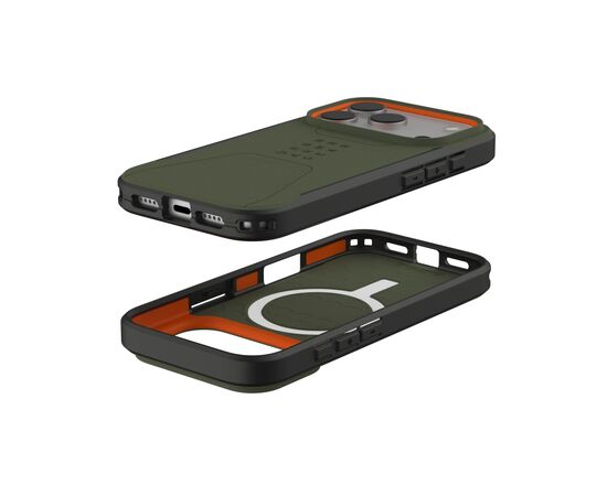 Чохол до мобільного телефона UAG iPhone 17 Pro Civilian MagSafe Olive/Orange (114545117297), зображення 10