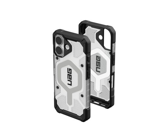 Чехол для мобильного телефона UAG iPhone 17 Pathfinder Clear MagSafe Ice/Silver (114553114333), изображение 4