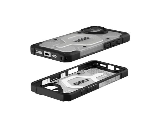 Чехол для мобильного телефона UAG iPhone 17 Pathfinder Clear MagSafe Ice/Silver (114553114333), изображение 7
