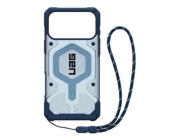 Чехол для мобильного телефона UAG iPhone 17 Pro Max Pathfinder Clear MagSafe Bundle Blues Lanyard (1145521BV03), изображение 2