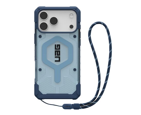 Чехол для мобильного телефона UAG iPhone 17 Pro Max Pathfinder Clear MagSafe Bundle Blues Lanyard (1145521BV03)