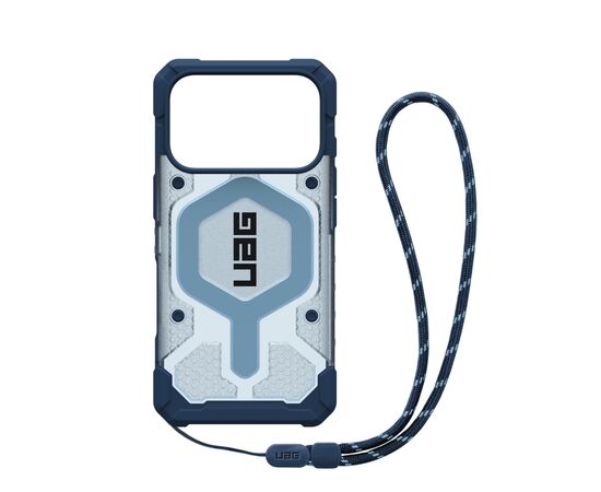 Чохол до мобільного телефона UAG iPhone 17 Pro Pathfinder Clear MagSafe Bundle Blues Lanyard (1145511BV03), зображення 2
