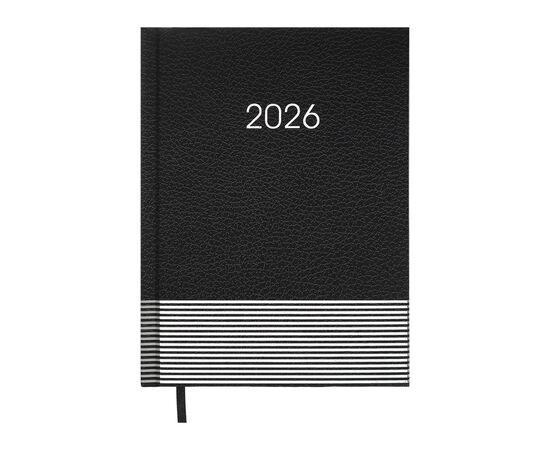 Еженедельник Buromax датированный 2026 PARALLEL A5 черный (BM.2107-01) Еженедельник Buromax датированный 2026 PARALLEL A5 черный (BM.2107-01)