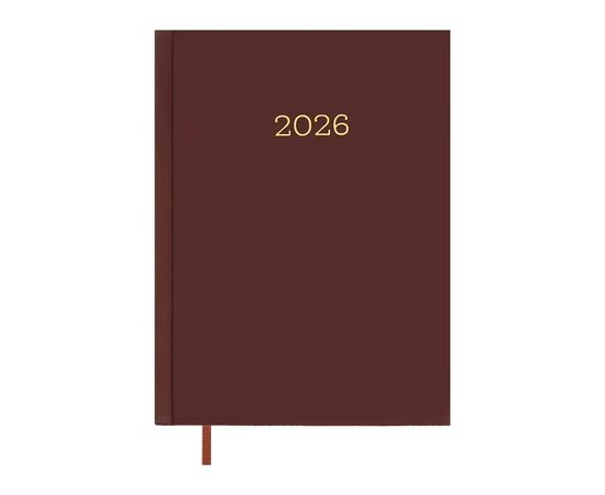 Еженедельник Buromax датированный 2026 MONOCHROME A5 бордовый (BM.2160-13)
