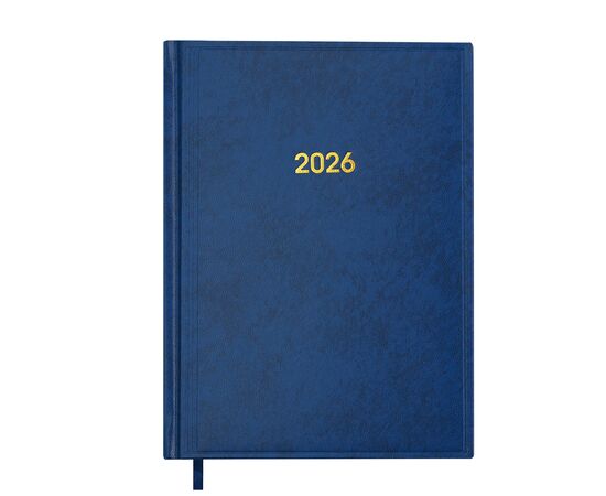 Еженедельник Buromax датированный 2026 BASE А5 синий (BM.2108-02) Еженедельник Buromax датированный 2026 BASE А5 синий (BM.2108-02)