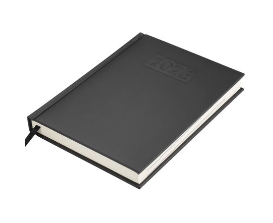 Еженедельник Buromax датированный 2026 GENTLE, А5 черный (BM.2109-01), изображение 2 Еженедельник Buromax датированный 2026 GENTLE, А5 черный (BM.2109-01), изображение 2