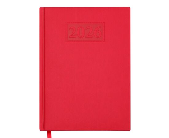 Еженедельник Buromax датированный 2026 GENTLE, А5 красный (BM.2109-05)
