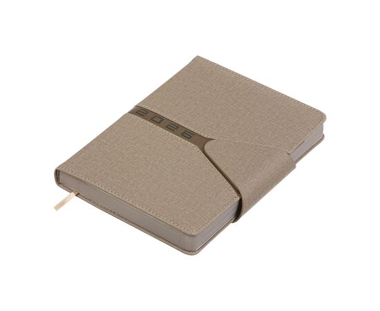 Еженедельник Buromax датированный 2026 NAVIGATOR, А5 коричневый (BM.2124-18), изображение 3 Еженедельник Buromax датированный 2026 NAVIGATOR, А5 коричневый (BM.2124-18), изображение 3