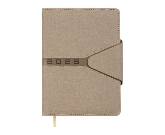 Еженедельник Buromax датированный 2026 NAVIGATOR, А5 коричневый (BM.2124-18) Еженедельник Buromax датированный 2026 NAVIGATOR, А5 коричневый (BM.2124-18)