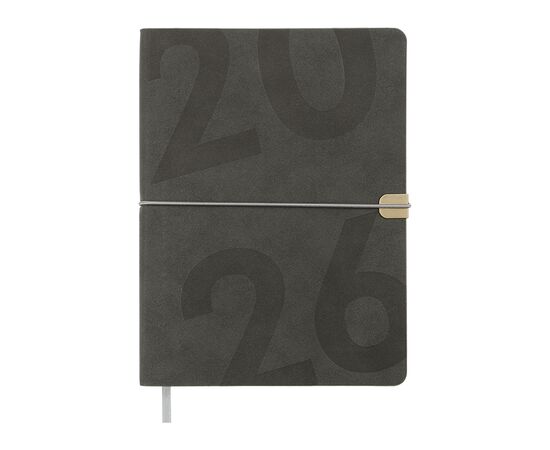 Еженедельник Buromax датированный 2026 BEST, А5 серый (BM.2126-09) Еженедельник Buromax датированный 2026 BEST, А5 серый (BM.2126-09)
