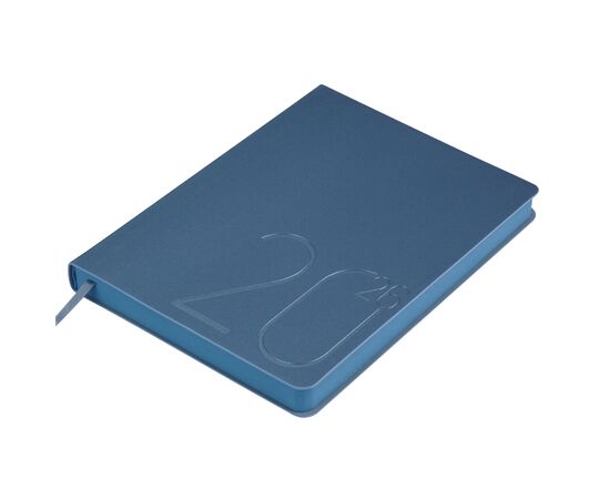 Еженедельник Buromax датированный 2026 STEEL, А5 голубой (BM.2127-30), изображение 2 Еженедельник Buromax датированный 2026 STEEL, А5 голубой (BM.2127-30), изображение 2