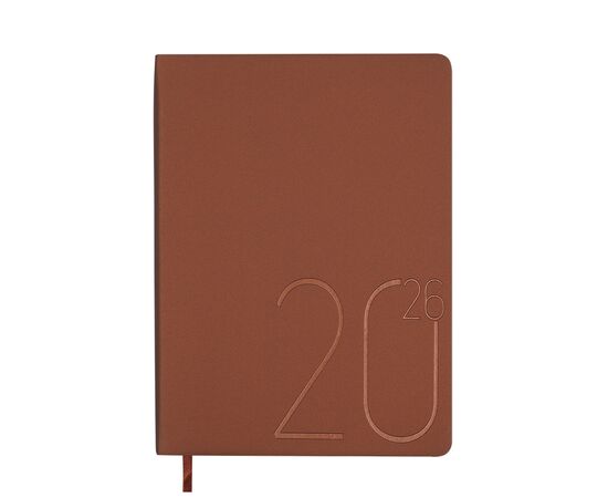 Еженедельник Buromax датированный 2026 STEEL, А5 бронза (BM.2127-51)
