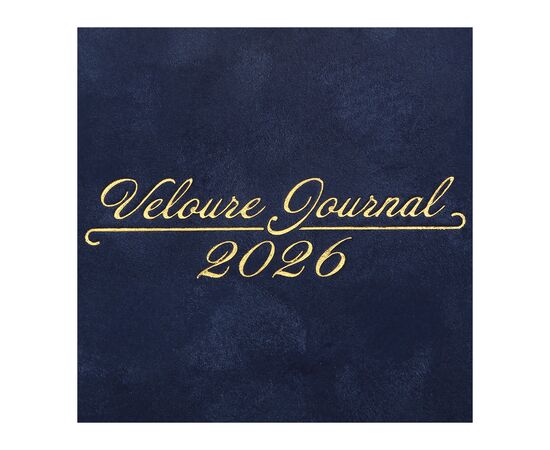 Еженедельник Buromax датированный 2026 VELOUR, А5 синий (BM.2134-02), изображение 4