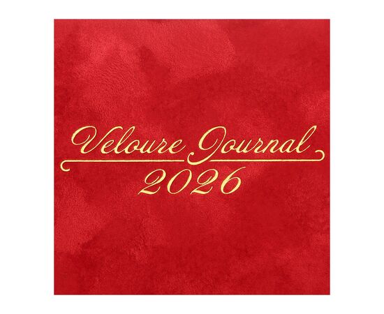 Еженедельник Buromax датированный 2026 VELOUR, А5 красный (BM.2134-05), изображение 4