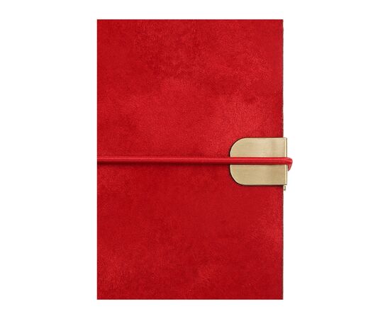 Еженедельник Buromax датированный 2026 VELOUR, А5 красный (BM.2134-05), изображение 5