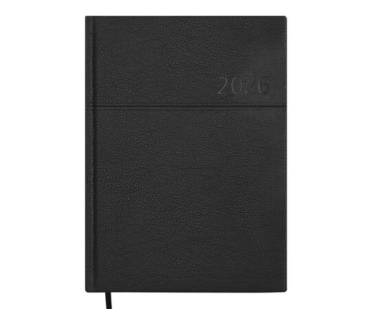 Еженедельник Buromax датированный 2026 ORION, А5 черный (BM.2150-01) Еженедельник Buromax датированный 2026 ORION, А5 черный (BM.2150-01)