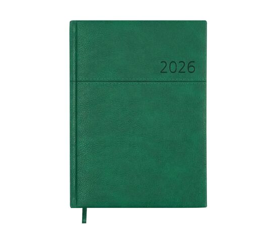 Еженедельник Buromax датированный 2026 ORION, А5 зеленый (BM.2150-04) Еженедельник Buromax датированный 2026 ORION, А5 зеленый (BM.2150-04)