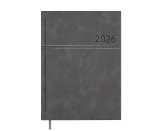 Еженедельник Buromax датированный 2026 ORION, А5 серый (BM.2150-09) Еженедельник Buromax датированный 2026 ORION, А5 серый (BM.2150-09)