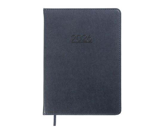Еженедельник Buromax датированный 2026 PRIME, А5 темно-синий (BM.2196-03) Еженедельник Buromax датированный 2026 PRIME, А5 темно-синий (BM.2196-03)